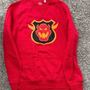 Universal Red Graphic Crewneck Sweater